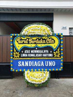 Papan Bunga Duka di Tanjungsakti Pumu